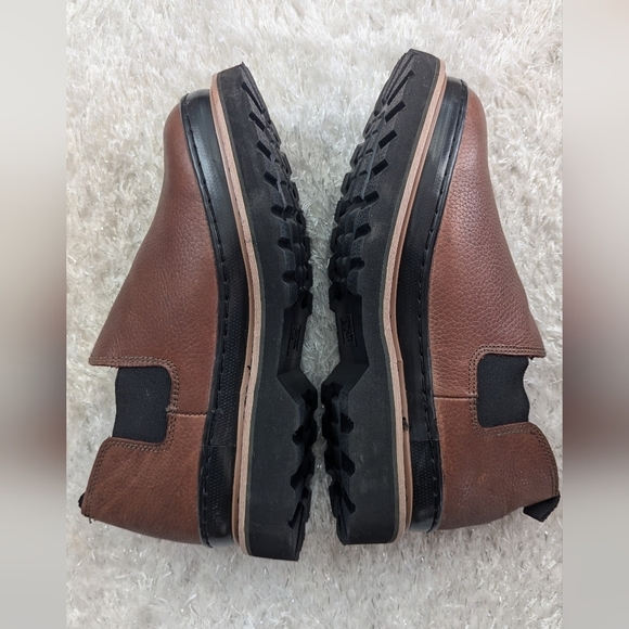 Western Chief Mans Work Shoes Boots Leather Comfort Slip-On Casual Size 9 - Picture 7 of 11